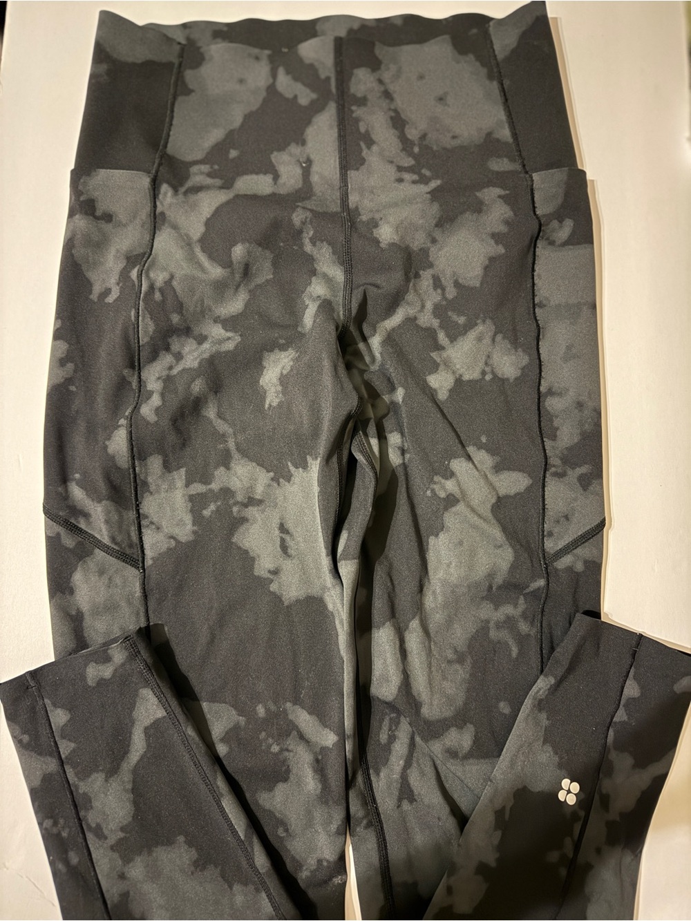 Sweaty Betty Power Full Length Leggings Ultra Black Camo Print US 8